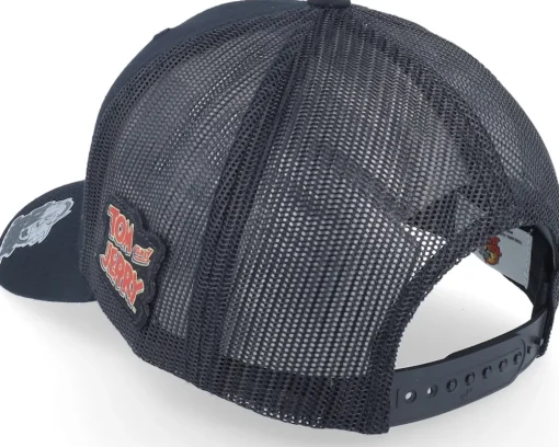Trucker-Tom & Jerry Can't Catch Me Black Trucker -