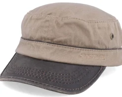 Army-Stetson Cap Cotton Khaki/Brown Army -