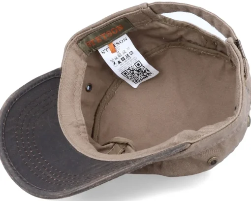 Army-Stetson Cap Cotton Khaki/Brown Army -