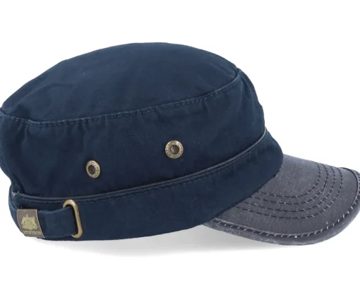 Army-Stetson Cap Cotton Navy/Black Army -