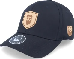 Sale Bearded Man Cap Man Badge Patch Heather Snapback - Grey