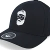 Flexfit-Bearded Man Cap Man Black Flexfit -