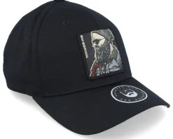 Flexfit-Bearded Man Cap Man Modern Black Flexfit Wooly Combed -