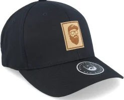 Fashion Bearded Man Cap Man Patch Black Flexfit -