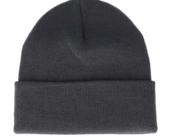 Clearance Bearded Man Cap Man Patch Graphite Grey Beanie -