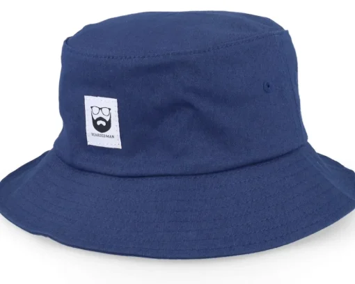 New Bearded Man Cap Man Woven Bucket - Black