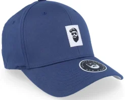 New Bearded Man Cap Man Woven Navy Flexfit Wooly Combed Flexfit - Blue