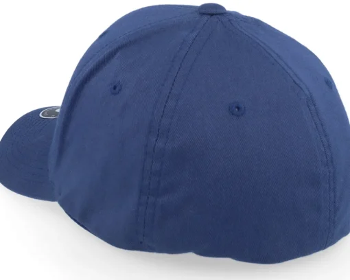 New Bearded Man Cap Man Woven Navy Flexfit Wooly Combed Flexfit - Blue
