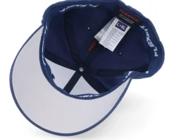 New Bearded Man Cap Man Woven Navy Flexfit Wooly Combed Flexfit - Blue