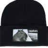 New Iconic Capybara Sofa Beanie Cuff - Black