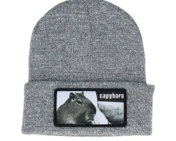 New Iconic Capybara Sofa Beanie Cuff - Black