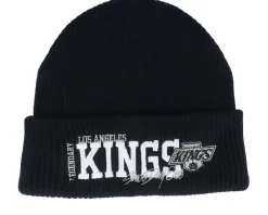 Cuff Beanies-Mitchell & Ness Carolina Hurricanes Billboard Knit Cuff - Black