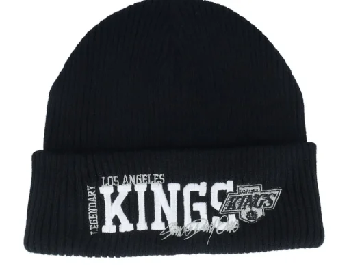 Cuff Beanies-Mitchell & Ness Carolina Hurricanes Billboard Knit Cuff - Black
