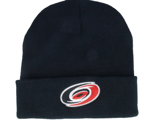 New American Needle Carolina Hurricanes Knit Black Cuff -