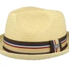 Straw Hat-Brixton Castor Tan Fedora -