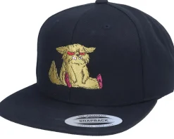 Best Iconic Cat Bummer Black Snapback -