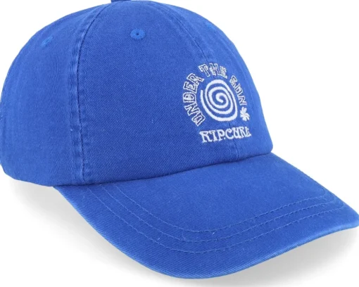Dad Cap-Rip Curl Celestial Sun 6 Panel Cap Blue Dad Cap -