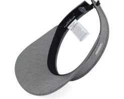 Fashion Seeberger Chambray Fabric Charcoal Visor -
