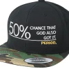 Snapback-Period 50% Chance Black/Camo Snapback -