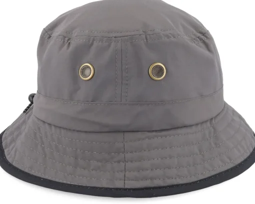 Online MJM Hats Charlie Taslan Anthracite Bucket -