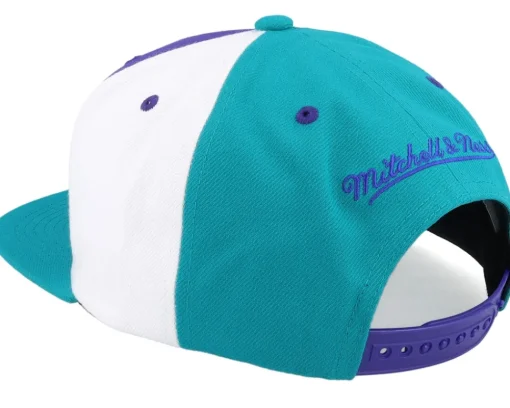 Snapback-Mitchell & Ness Charlotte Hornets Billboard 2 Hwc /Teal Snapback - Purple