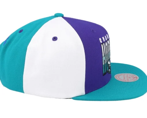 Snapback-Mitchell & Ness Charlotte Hornets Billboard 2 Hwc /Teal Snapback - Purple
