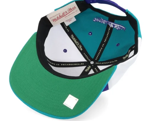 Snapback-Mitchell & Ness Charlotte Hornets Billboard 2 Hwc /Teal Snapback - Purple