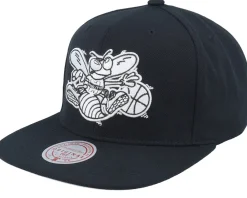 Snapback-Mitchell & Ness Charlotte Hornets Evergreen /White Snapback - Black