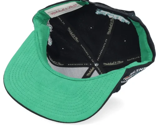 Best Mitchell & Ness Charlotte Hornets Triple Play Snapback - Black