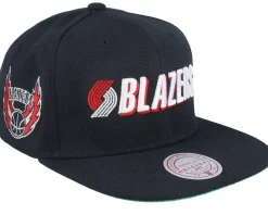 Best Mitchell & Ness Charlotte Hornets Triple Play Snapback - Black