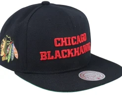 Best Mitchell & Ness Charlotte Hornets Triple Play Snapback - Black