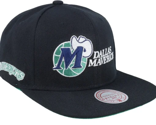 Best Mitchell & Ness Charlotte Hornets Triple Play Snapback - Black