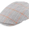 New Borsalino Checkered Flat Cap -