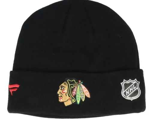 Best Fanatics Chicago hawks Authentic Pro Game&Train Knit Cuff - Black
