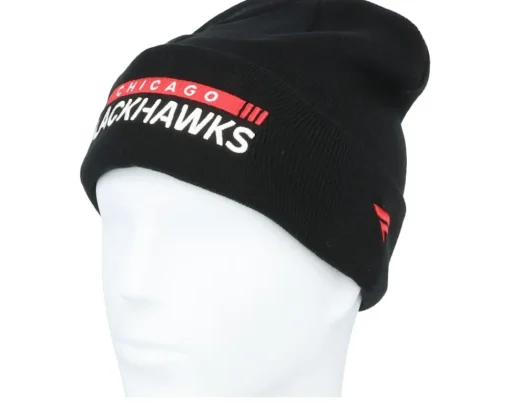 Best Fanatics Chicago hawks Authentic Pro Game&Train Knit Cuff - Black
