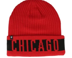 Fashion Fanatics Chicago Blackhawks Beanie /Black Cuff - Red