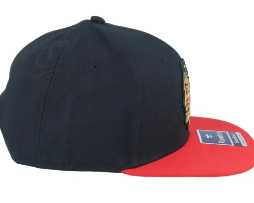Snapback-Fanatics Chicago Blackhawks Black/Athletic Red Snapback -
