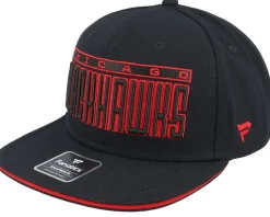 Sale Fanatics Chicago hawks Gino Flat Brim /Red Snapback - Black