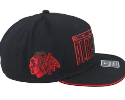 Sale Fanatics Chicago hawks Gino Flat Brim /Red Snapback - Black