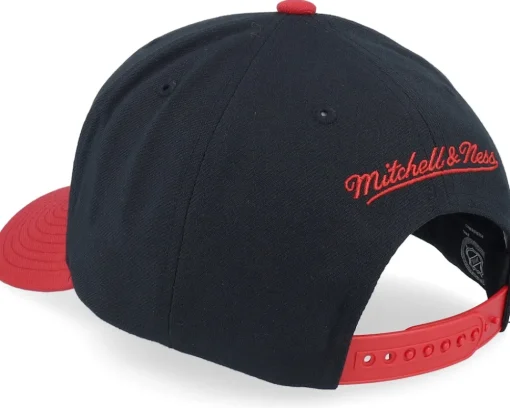Adjustable-Mitchell & Ness Chicago hawks Groove Drip Pro /Red Adjustable - Black