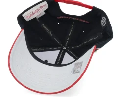 Adjustable-Mitchell & Ness Chicago hawks Groove Drip Pro /Red Adjustable - Black
