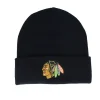 Hot American Needle Chicago Blackhawks Terrain Knit Solid Black Cuff -