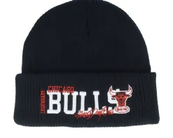 Discount Mitchell & Ness Chicago Bulls Billboard Knit Hwc Black Cuff -