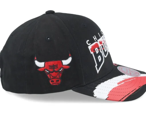 Adjustable-Mitchell & Ness Chicago Bulls Brushed Past Ya Pro Adjustable - Black