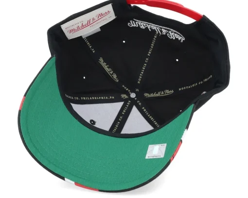 Adjustable-Mitchell & Ness Chicago Bulls Brushed Past Ya Pro Adjustable - Black