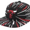 Snapback-Mitchell & Ness Chicago Bulls Burst Deadstock Black Snapback -
