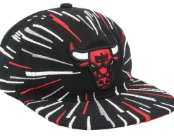 Snapback-Mitchell & Ness Chicago Bulls Burst Deadstock Black Snapback -