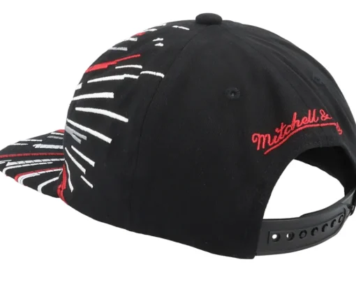 Snapback-Mitchell & Ness Chicago Bulls Burst Deadstock Black Snapback -