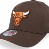 Adjustable-Mitchell & Ness Chicago Bulls Classic Brown/Orange Adjustable -