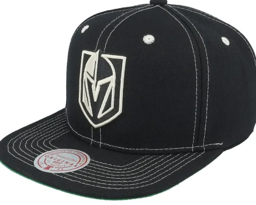 Best Mitchell & Ness Chicago Bulls Contrast Natural Snapback - Black